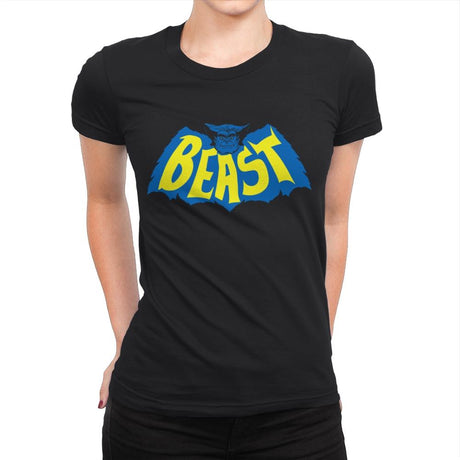 The Beast-Man - Womens Premium T-Shirts RIPT Apparel Small / Black