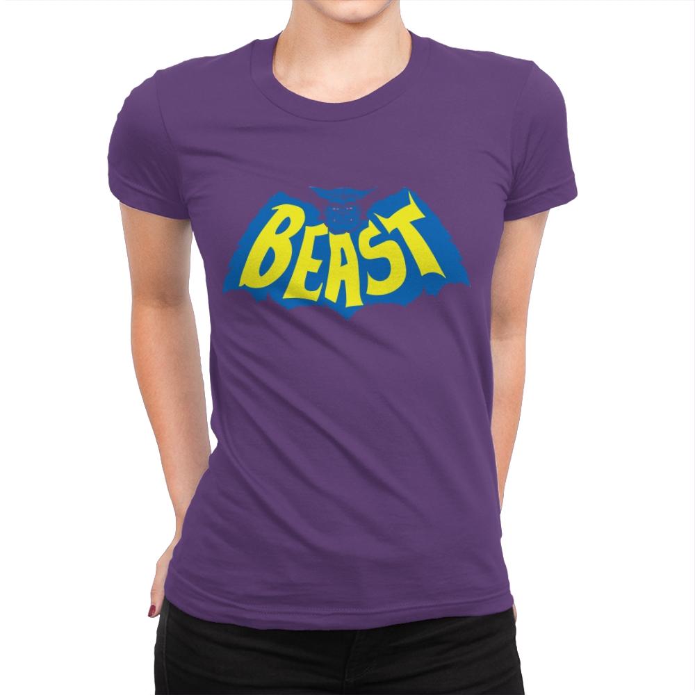 The Beast-Man - Womens Premium T-Shirts RIPT Apparel Small / Purple Rush