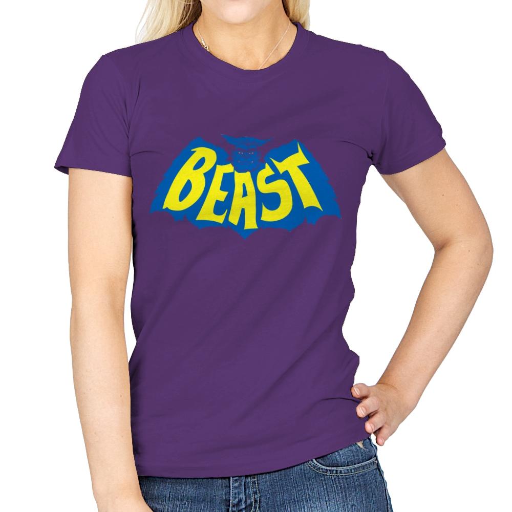 The Beast-Man - Womens T-Shirts RIPT Apparel Small / Purple