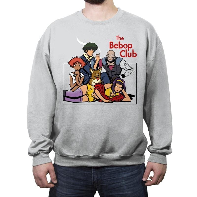 The Bebop Club - Crew Neck Sweatshirt Crew Neck Sweatshirt RIPT Apparel Small / Sport Gray