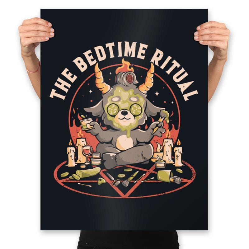 The Bedtime Ritual - Prints Posters RIPT Apparel 18x24 / Black