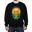 The Beer Prayer - Crew Neck Sweatshirt Crew Neck Sweatshirt RIPT Apparel Small / Black