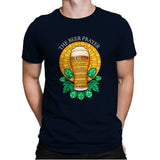 The Beer Prayer - Mens Premium T-Shirts RIPT Apparel Small / Midnight Navy