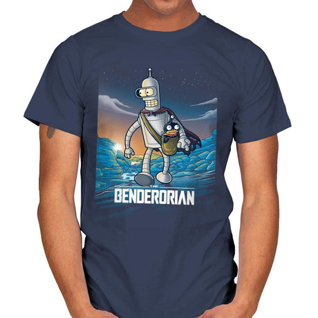 The Benderorian - Mens T-Shirts RIPT Apparel Small / Navy