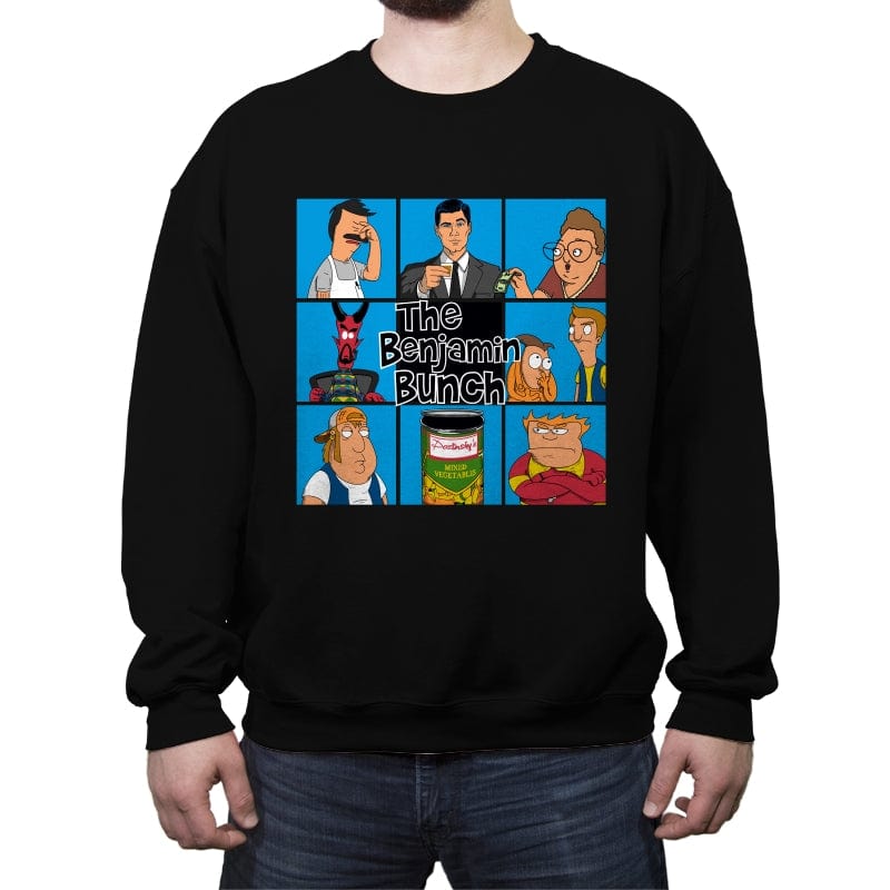 The Benjamin Bunch - Crew Neck Sweatshirt Crew Neck Sweatshirt RIPT Apparel Small / Black