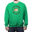 The Best Adventures Begin With Coffee - Crew Neck Sweatshirt Crew Neck Sweatshirt RIPT Apparel Small / Irish Green