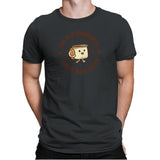 The Best Adventures Begin With Coffee - Mens Premium T-Shirts RIPT Apparel Small / Heavy Metal