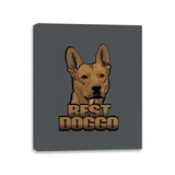 The Best Doggo - Canvas Wraps Canvas Wraps RIPT Apparel 11x14 / Charcoal