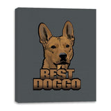The Best Doggo - Canvas Wraps Canvas Wraps RIPT Apparel 16x20 / Charcoal