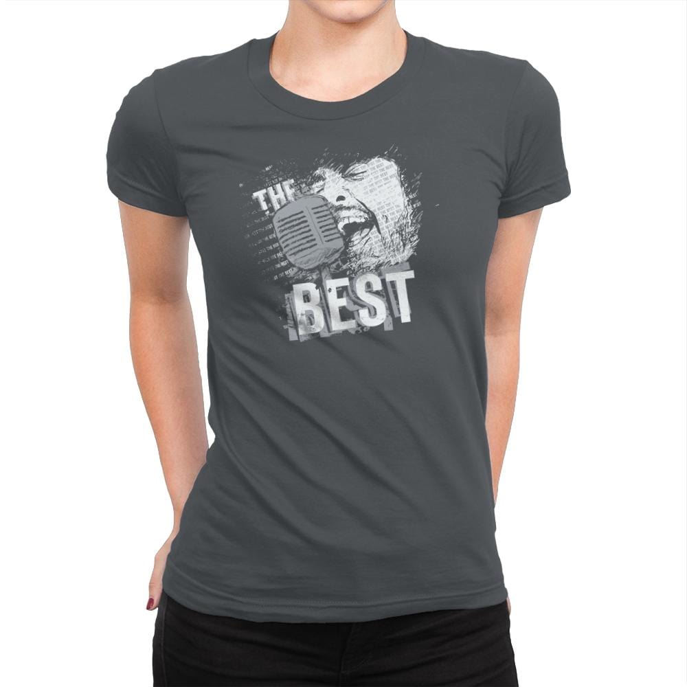 The Best Meme Of You Exclusive - Womens Premium T-Shirts RIPT Apparel Small / Heavy Metal