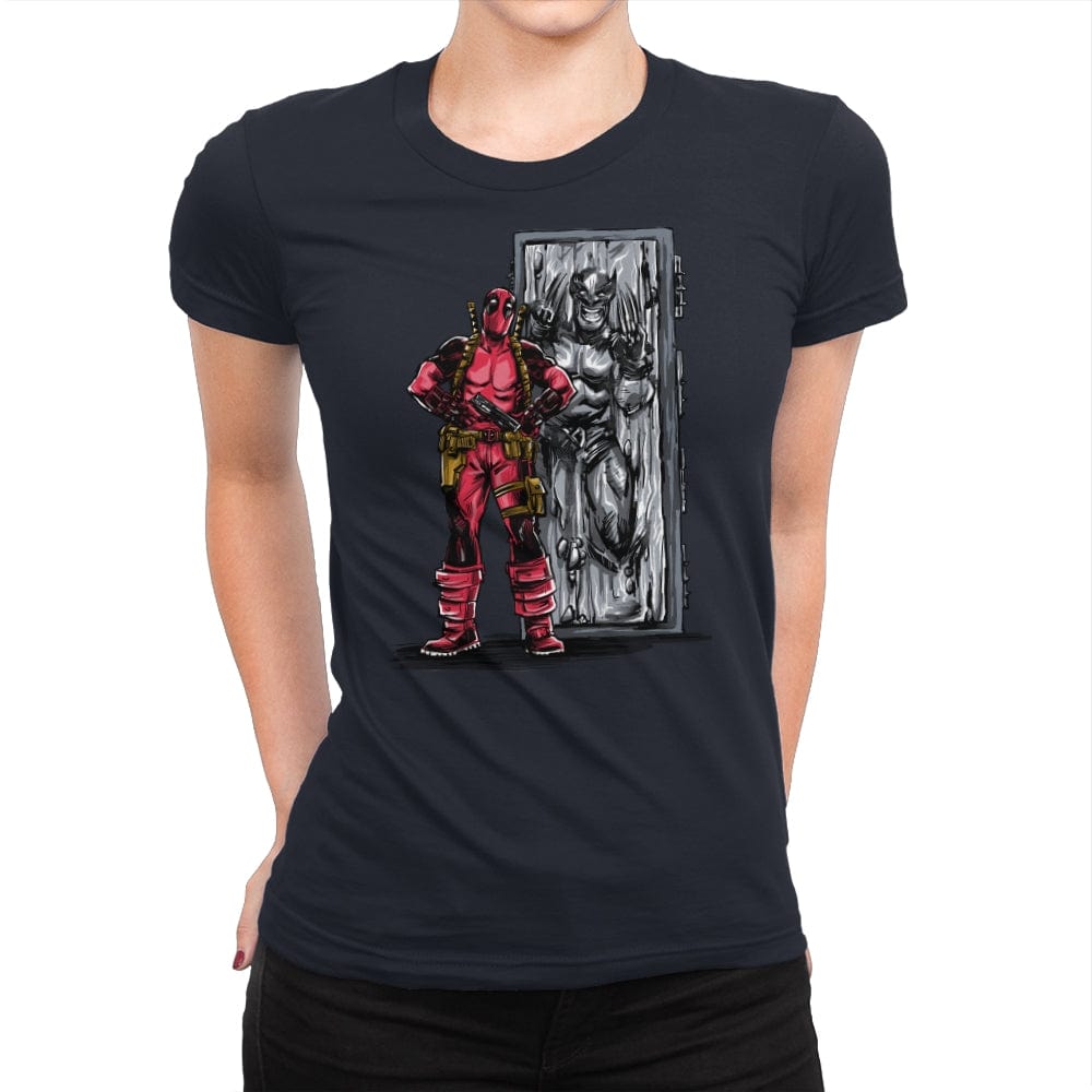 The Best Merc - Womens Premium T-Shirts RIPT Apparel Small / Midnight Navy