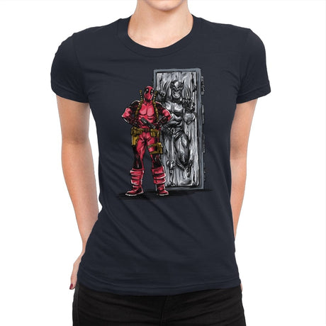 The Best Merc - Womens Premium T-Shirts RIPT Apparel Small / Midnight Navy