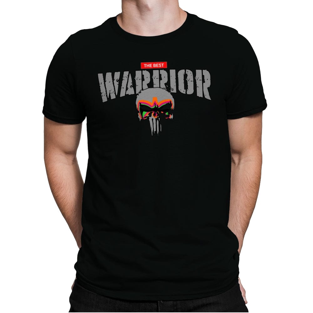 The Best Warrior - Mens Premium T-Shirts RIPT Apparel Small / Black