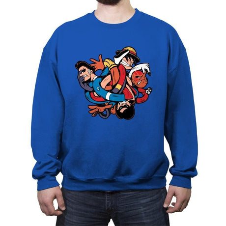 The Big Knot - Crew Neck Sweatshirt Crew Neck Sweatshirt RIPT Apparel Small / Royal