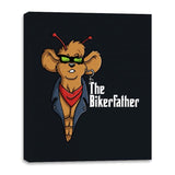The Bikerfather - Canvas Wraps Canvas Wraps RIPT Apparel 16x20 / Black