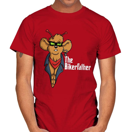 The Bikerfather - Mens T-Shirts RIPT Apparel Small / Red
