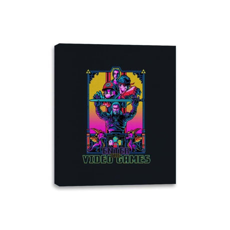The Birth of Gremlinus - Canvas Wraps Canvas Wraps RIPT Apparel 8x10 / Black