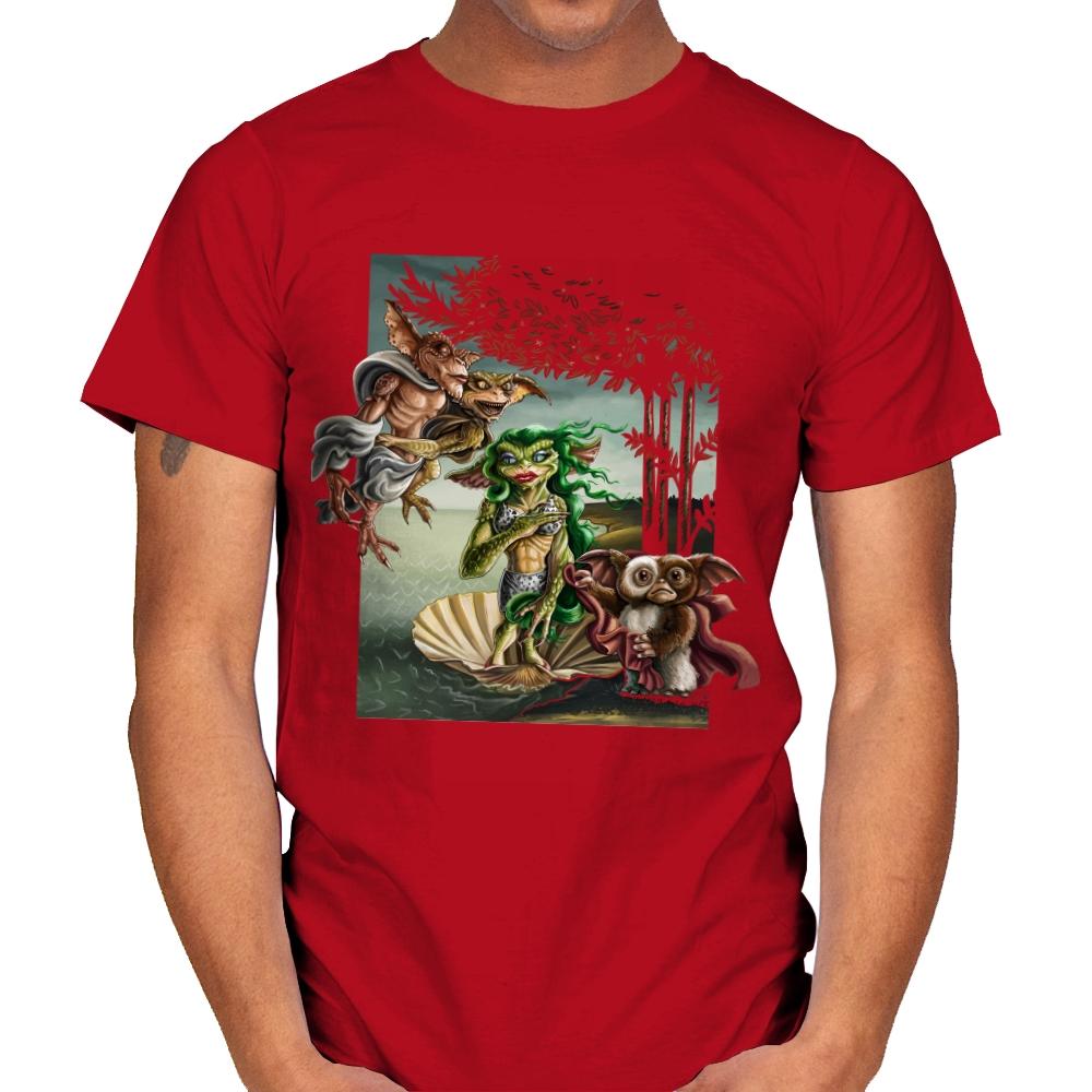 The Birth of Gremlinus - Mens T-Shirts RIPT Apparel Small / Red