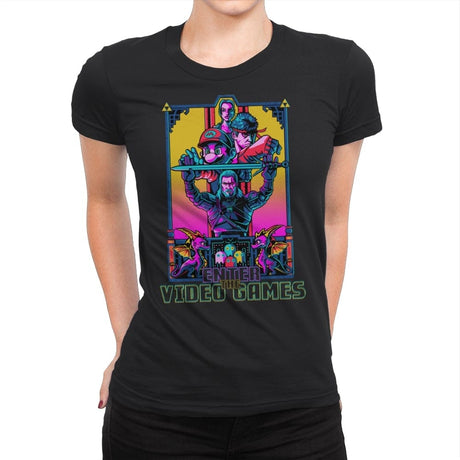 The Birth of Gremlinus - Womens Premium T-Shirts RIPT Apparel Small / Black