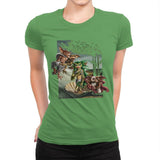 The Birth of Gremlinus - Womens Premium T-Shirts RIPT Apparel Small / Kelly