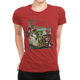 The Birth of Gremlinus - Womens Premium T-Shirts RIPT Apparel Small / Red