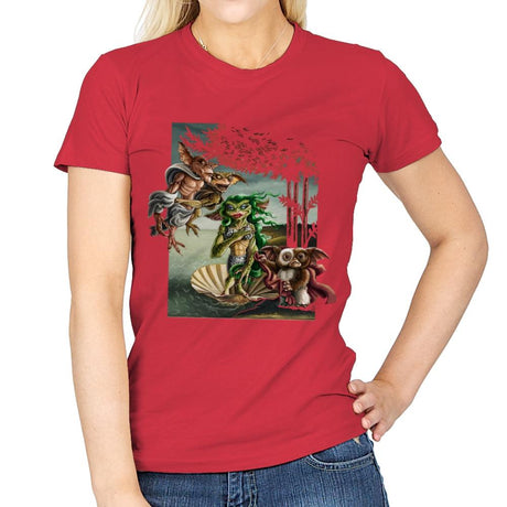 The Birth of Gremlinus - Womens T-Shirts RIPT Apparel Small / Red