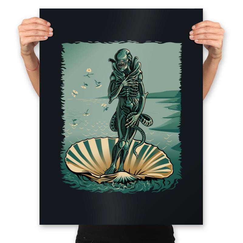 The Birth - Prints Posters RIPT Apparel 18x24 / Black