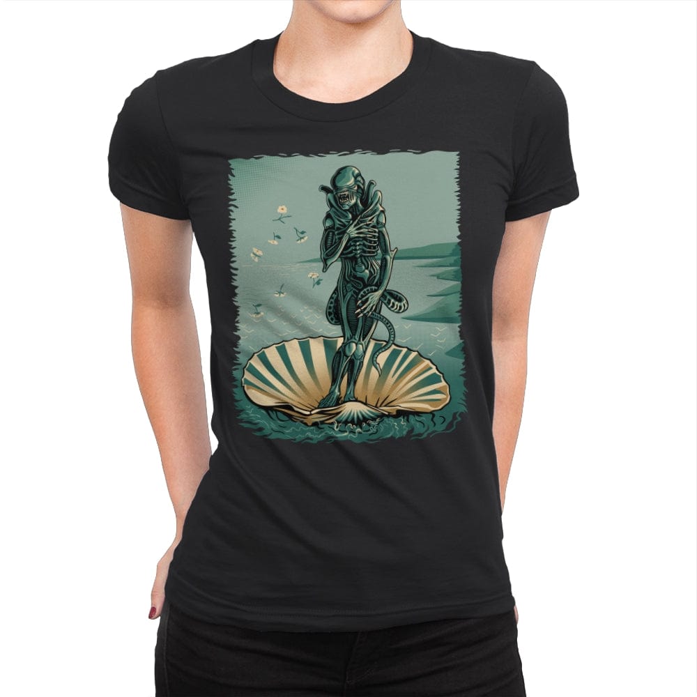 The Birth - Womens Premium T-Shirts RIPT Apparel Small / Black