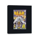 The Black Bear - Canvas Wraps Canvas Wraps RIPT Apparel 11x14 / Black