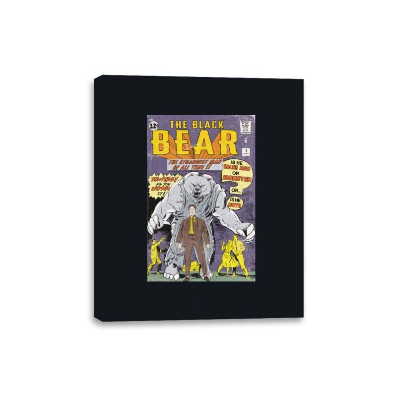 The Black Bear - Canvas Wraps Canvas Wraps RIPT Apparel 8x10 / Black