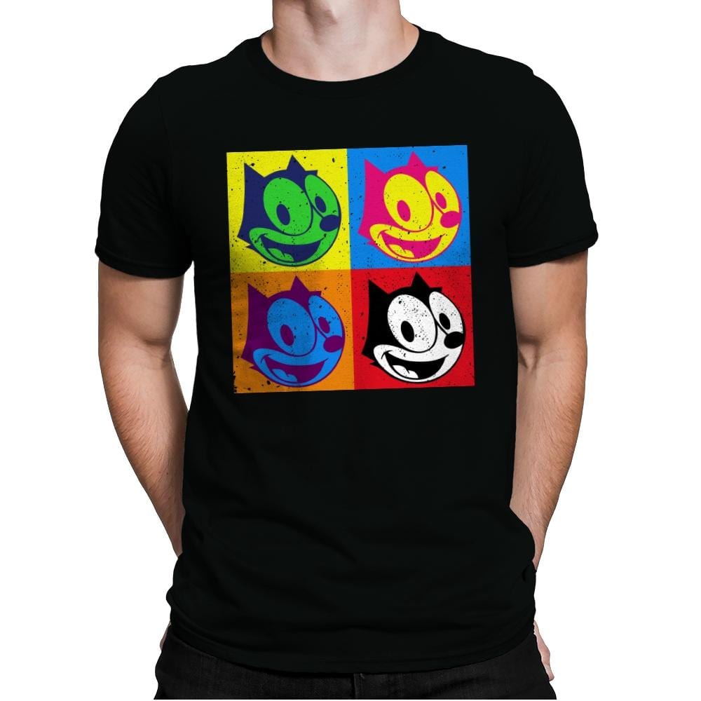 The Black Cat - Mens Premium T-Shirts RIPT Apparel Small / Black