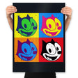 The Black Cat - Prints Posters RIPT Apparel 18x24 / Black