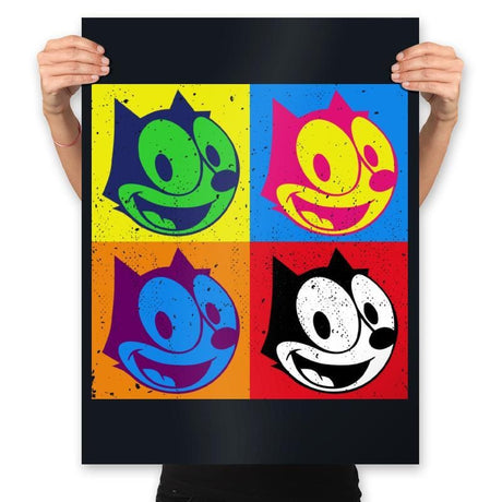 The Black Cat - Prints Posters RIPT Apparel 18x24 / Black