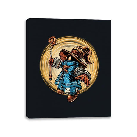 The Black Mage - Canvas Wraps Canvas Wraps RIPT Apparel 11x14 / Black