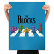 The Blocks - Prints Posters RIPT Apparel 18x24 / Sapphire