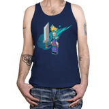 The Blocky Hero of Midgar Exclusive - Tanktop Tanktop RIPT Apparel