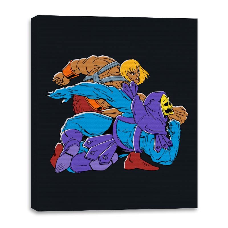The Blond Knight Returns - Canvas Wraps Canvas Wraps RIPT Apparel 16x20 / Black