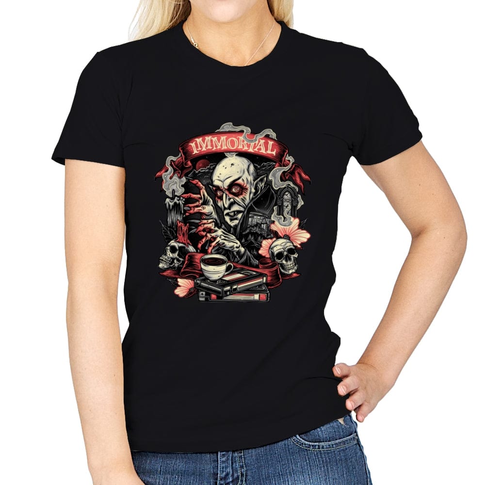 The Blood of the Immortal - Womens T-Shirts RIPT Apparel Small / Black