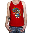 The Blue Dragon Dancer - Tanktop Tanktop RIPT Apparel X-Small / Red