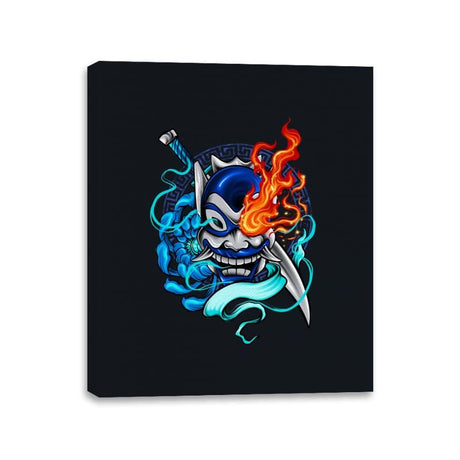 The Blue Spirit Tattoo - Canvas Wraps Canvas Wraps RIPT Apparel 11x14 / Black