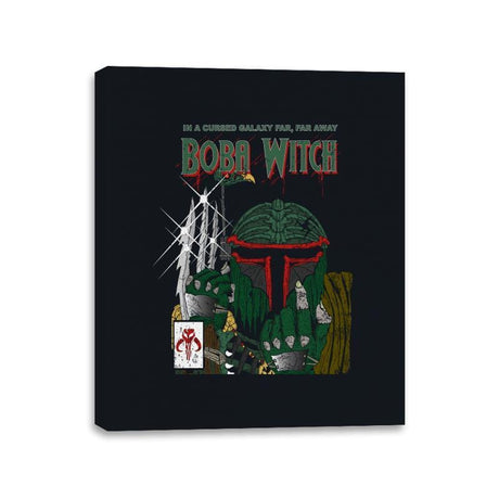 The Boba Witch - Canvas Wraps Canvas Wraps RIPT Apparel 11x14 / Black