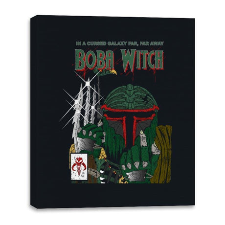 The Boba Witch - Canvas Wraps Canvas Wraps RIPT Apparel 16x20 / Black