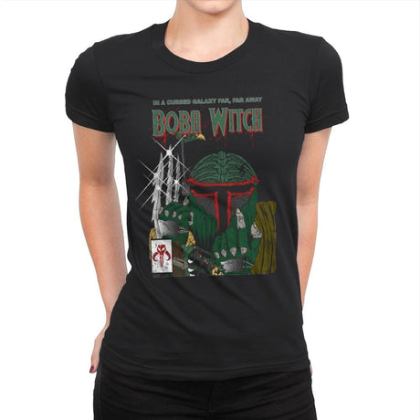 The Boba Witch - Womens Premium T-Shirts RIPT Apparel Small / Black