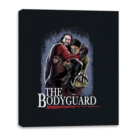 The Bodyguard - Canvas Wraps Canvas Wraps RIPT Apparel 16x20 / Black