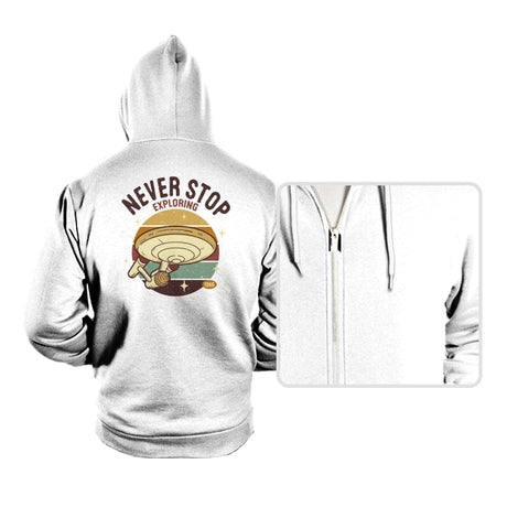 The Bold Explorer - Hoodies Hoodies RIPT Apparel Small / White