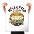 The Bold Explorer - Prints Posters RIPT Apparel 18x24 / White