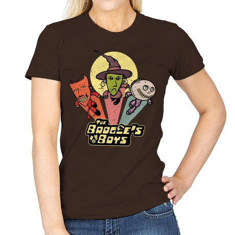 The Boogie's Boys - Womens T-Shirts RIPT Apparel Small / Dark Chocolate