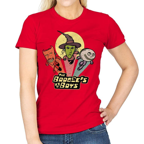 The Boogie's Boys - Womens T-Shirts RIPT Apparel Small / Red