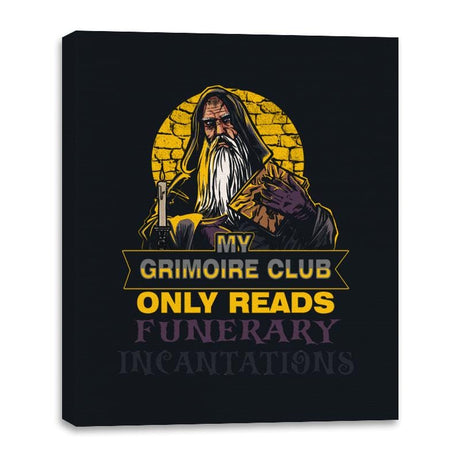 The Book Club - Canvas Wraps Canvas Wraps RIPT Apparel 16x20 / Black