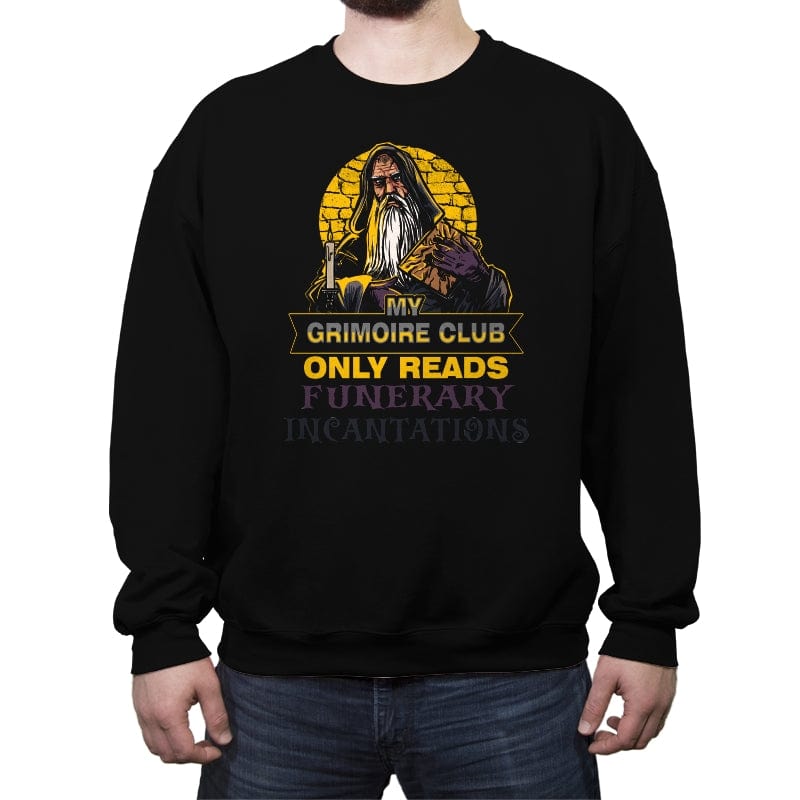 The Book Club - Crew Neck Sweatshirt Crew Neck Sweatshirt RIPT Apparel Small / Black
